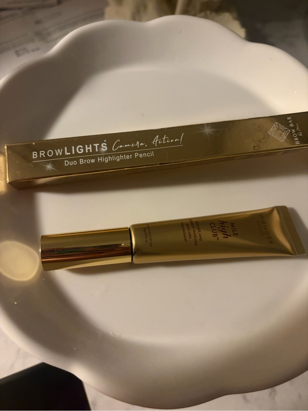 BrowLights Duo Brow Highlighter Pencil in Gold by